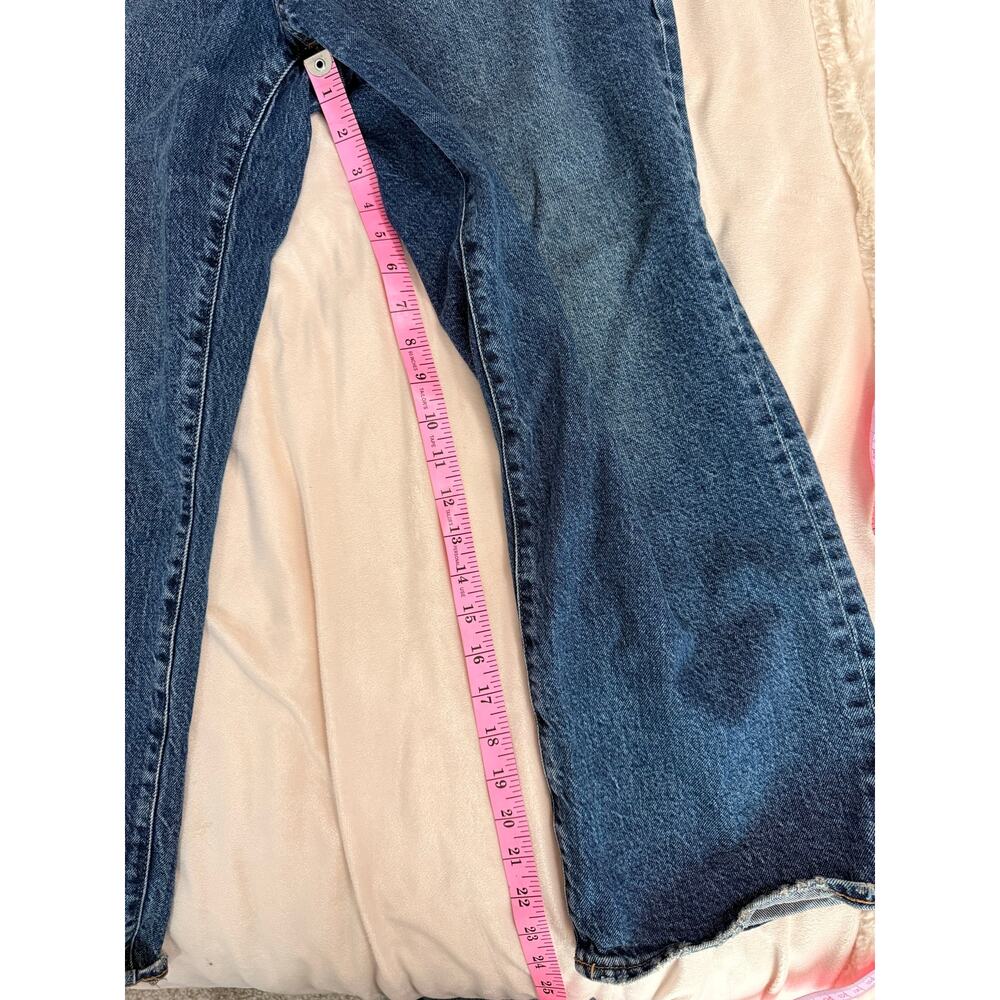 Express Relaxed Straight Ankle High Rise Womens Jeans Size 12 Regular - Picture 9 of 9